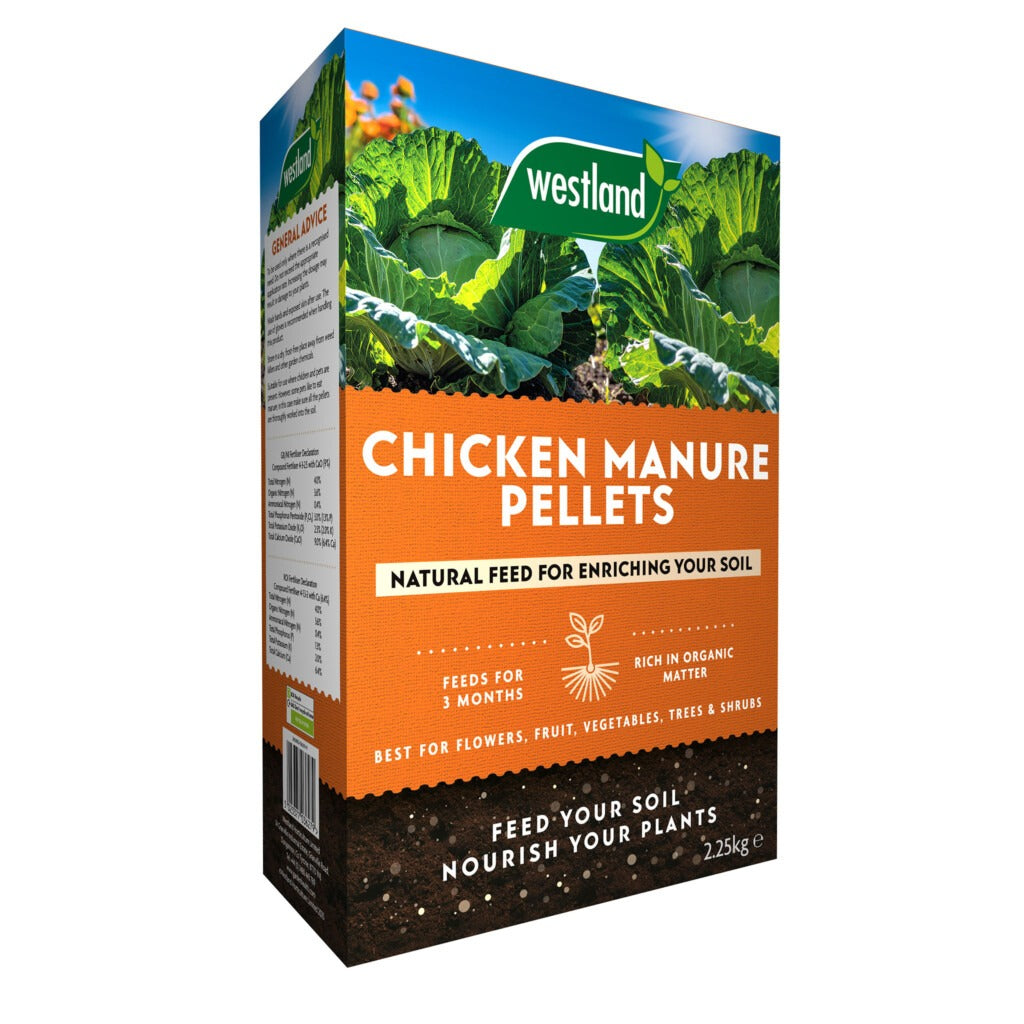 Westland organic chicken manure pellets 2.25kg