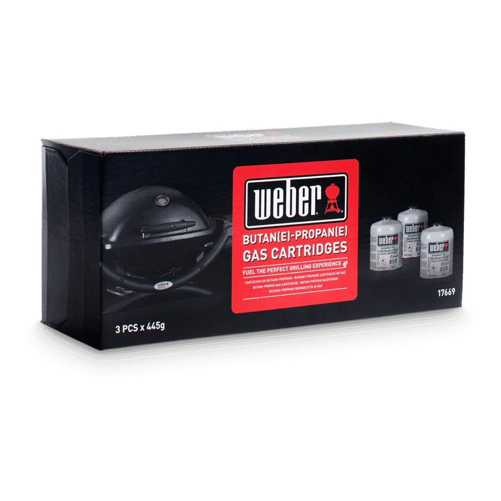 Weber gas canister 3-pack