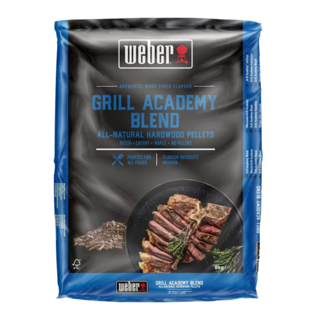 Weber Grill Academy Blend hardwood pellets
