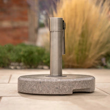 Load image into Gallery viewer, Parasol Base 15kg Round - Granite 304 SS