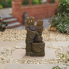 Load image into Gallery viewer, Fence Post Pours Water Feature incl LEDs