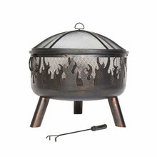 Load image into Gallery viewer, Wildfire Steel Firepit With Grill