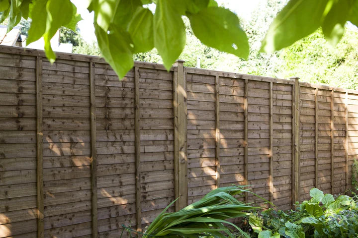 Lap fence panel