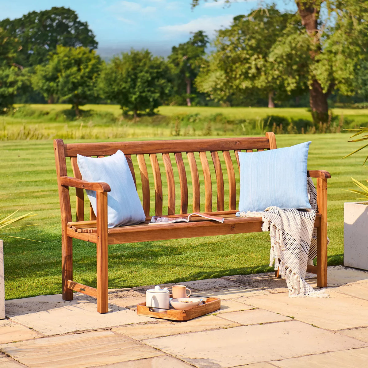 Alexander Rose Redcliffe Broadfield timber garden bench