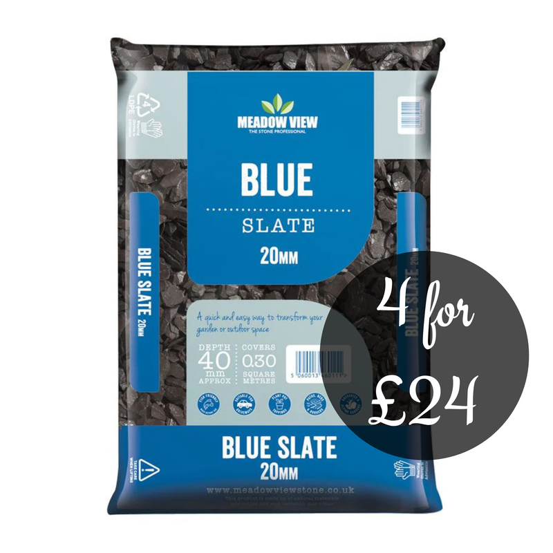 Blue slate 20mm chippings