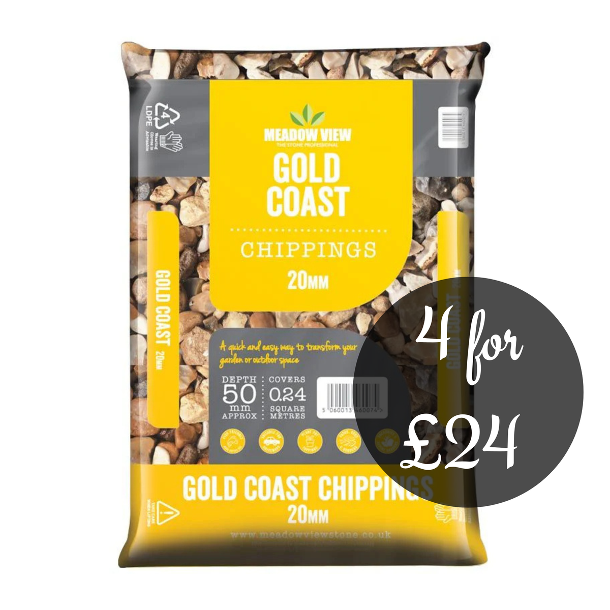Gold Coast 20mm flint chippings