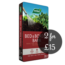 Load image into Gallery viewer, Bed & Border Chipped Bark 70L