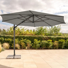 Load image into Gallery viewer, Luna 3.0m Round Cantilever Parasol Grey Frame / Slate Canopy