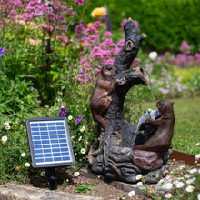 Load image into Gallery viewer, Woodland Otters Water Feature incl LEDs