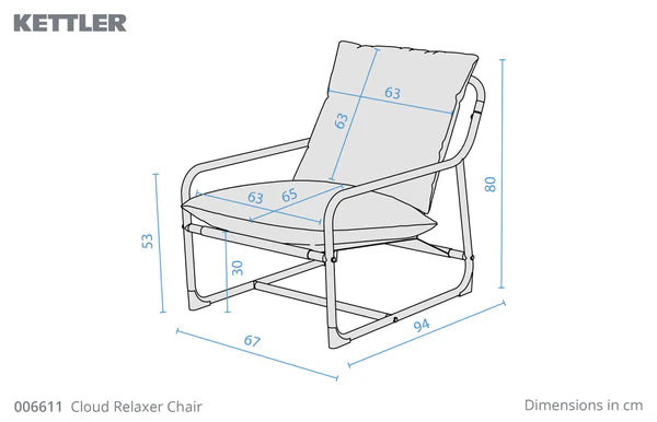 Kettler Cloud relaxer chair