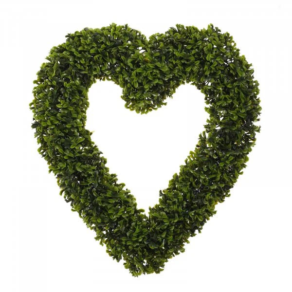 Artificial boxwood heart 40cm