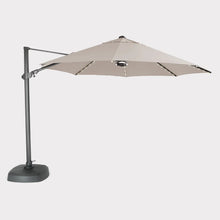 Load image into Gallery viewer, 3.5m Round Free Arm Parasol with LED Lighting and Wireless Speaker
