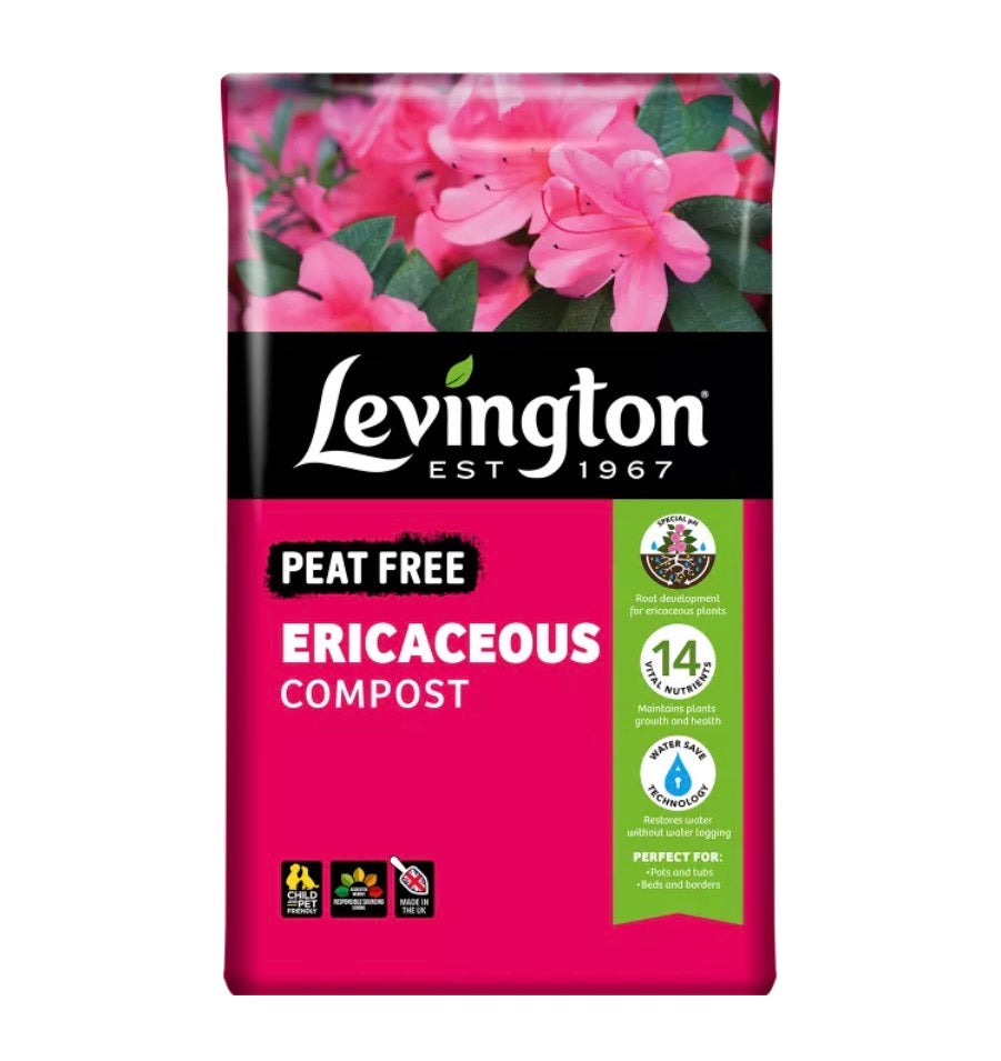 Levington Peat Free Ericaceous Compost 50L bag