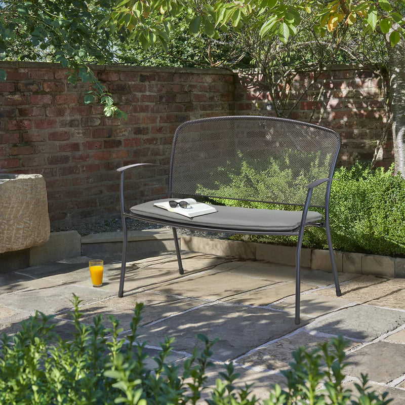 Kettler Caredo garden bench in iron grey