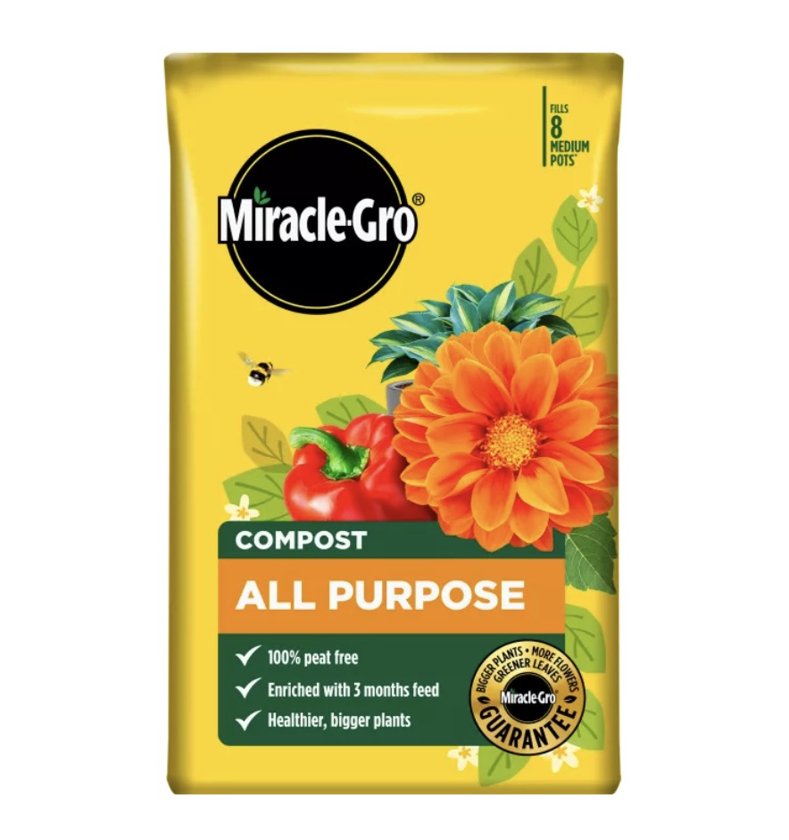Miracle-Gro All Purpose Peat Free Compost 50L bag