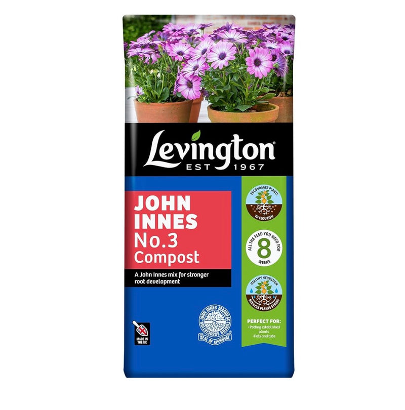 Levington Peat Free + John Innes No.3 Compost 25L bag
