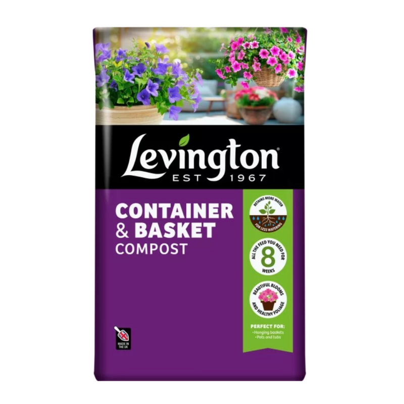 Levington Peat Free Container & Basket Compost 50L bag