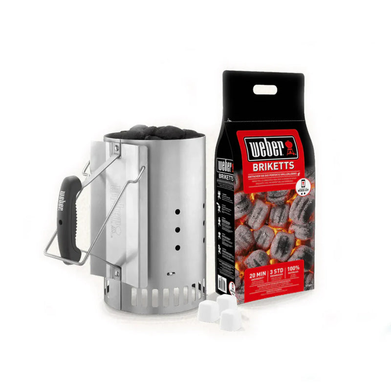 Weber rapidfire chimney starter set