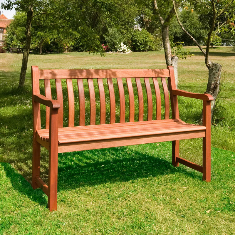 Alexander Rose Cornis Broadfield mahogany garden bench