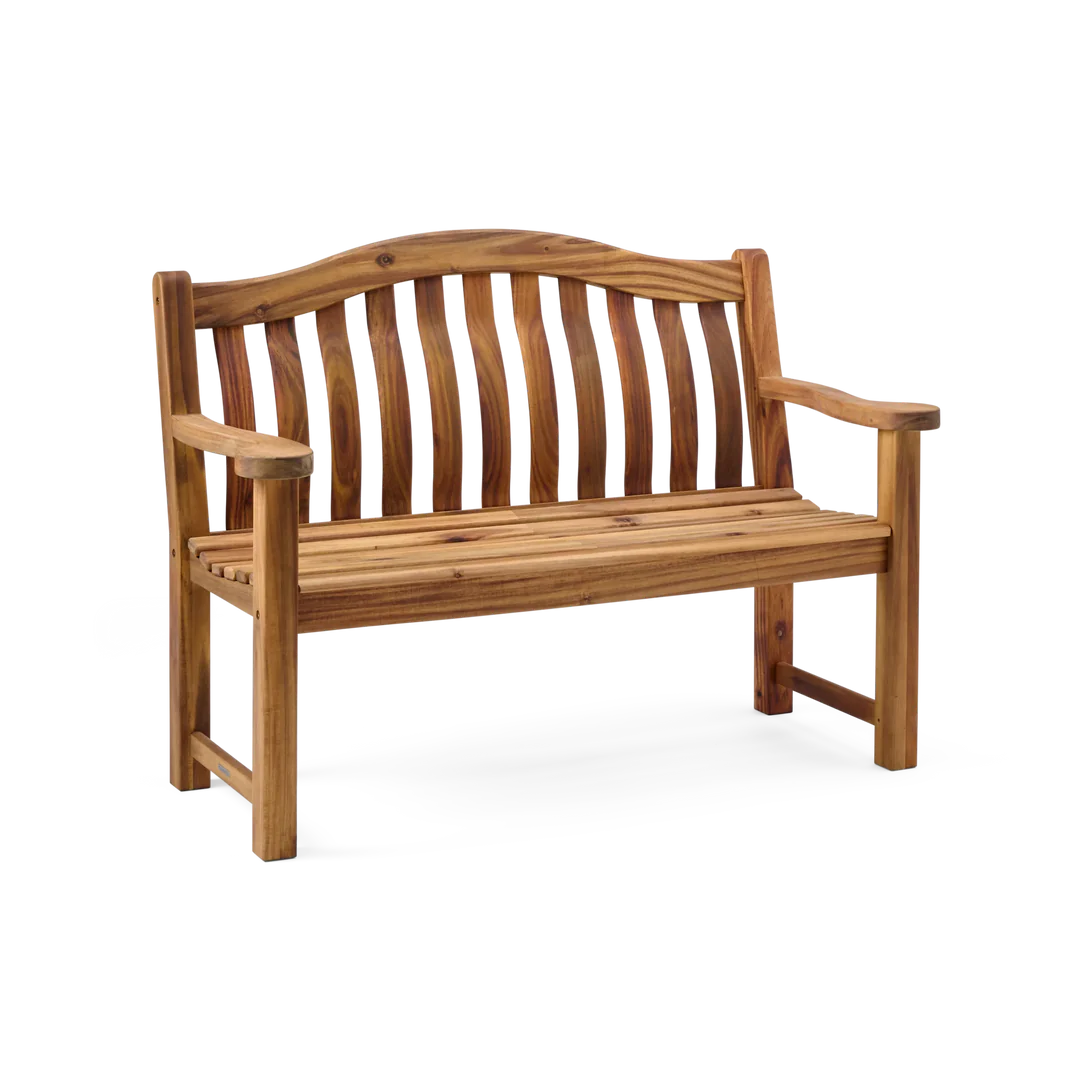 Alexander Rose Redcliffe Turnberry acacia garden bench