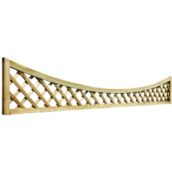 Zest Hillside concave trellis top