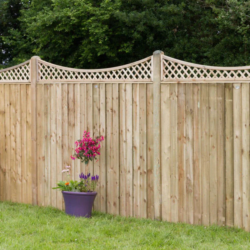 Zest Hillside concave trellis top