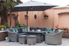 Load image into Gallery viewer, Miami Grande Corner Dining Set with Stools and Armchairs
