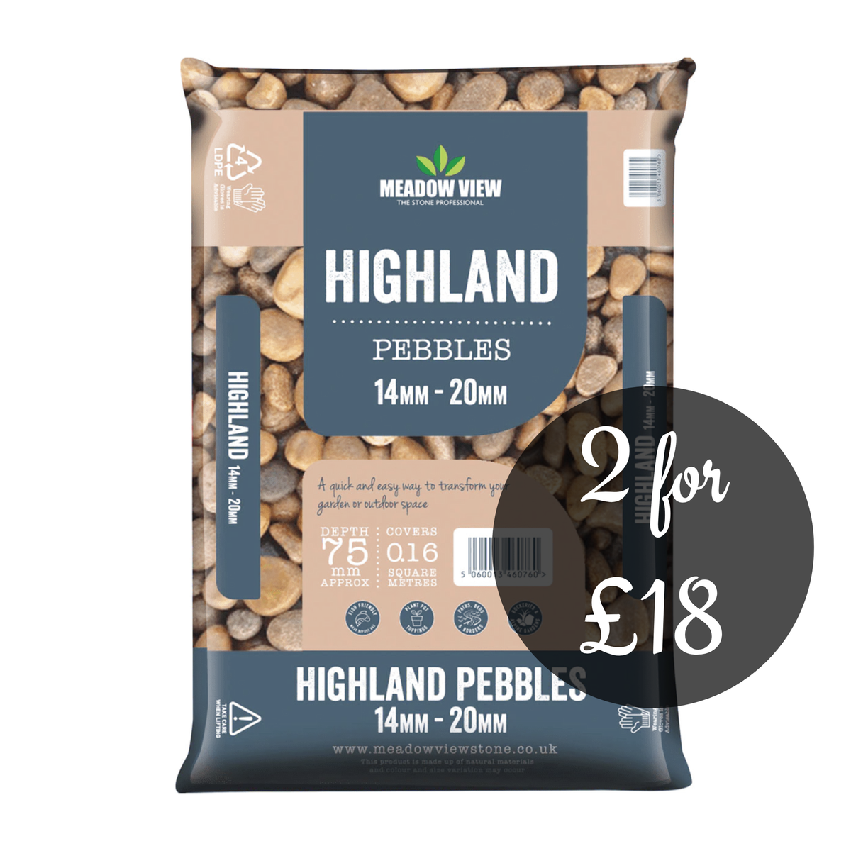 Highland Pebbles 14-20mm