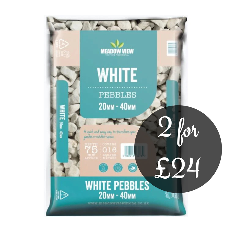 White Pebbles 20-40mm