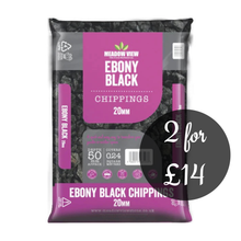 Load image into Gallery viewer, Ebony Black Chippings 20mm
