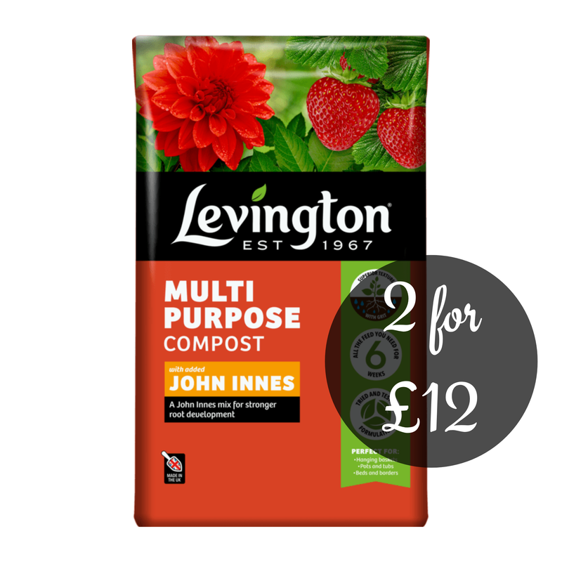Levington Multi-Purpose Peat Free + John Innes Compost 50L bag