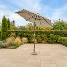 Load image into Gallery viewer, 2.5m Wind-Up with Auto Tilt &amp; Night Cover - Grey Frame / Stone Canopy
