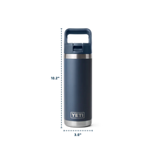 Load image into Gallery viewer, YETI Rambler 18oz (532ml) Bottle with Straw Cap

