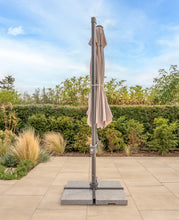 Load image into Gallery viewer, Orion 3.0m Round LED Cantilever Parasol  Grey Frame / Stone Canopy
