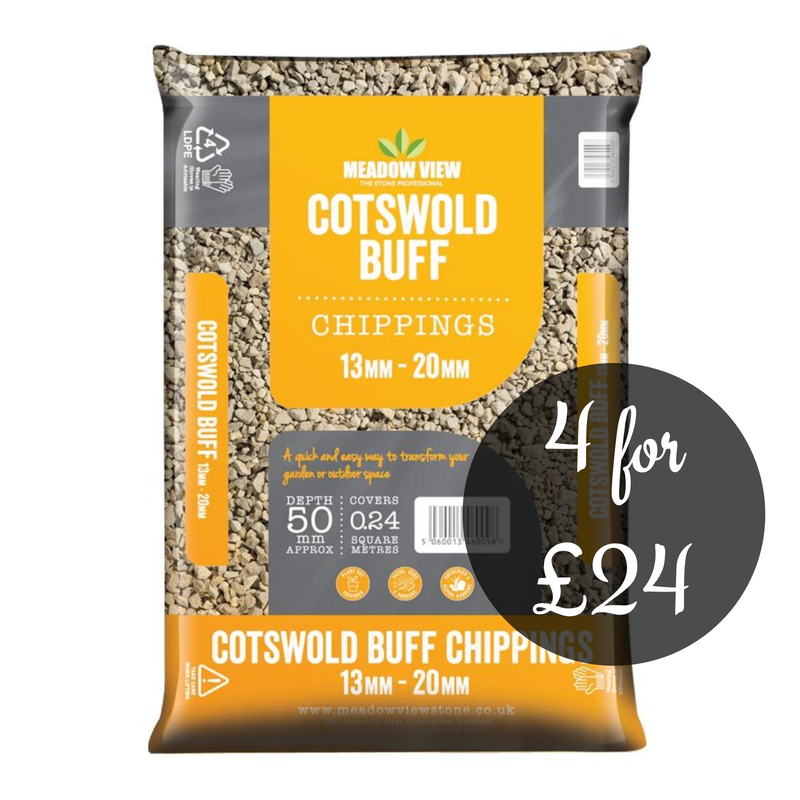 Cotswold Buff 13-20mm limestone chippings
