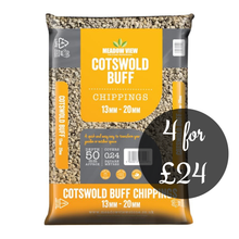 Load image into Gallery viewer, Cotswold Buff Chippings 13-20mm

