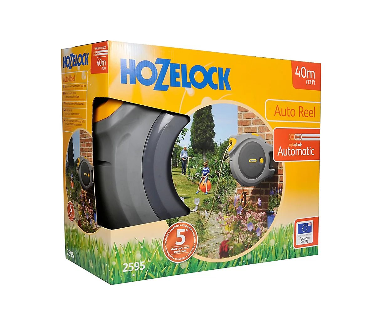 Hozelock 40m Auto Reel retractable hose