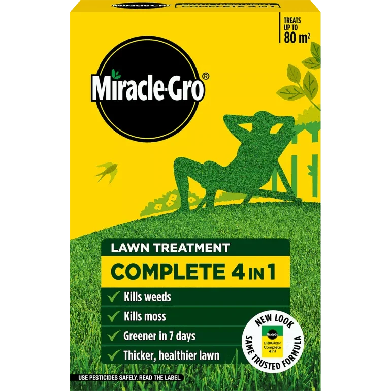 Miracle-Gro Complete 4 in 1 lawn treatment 80m²