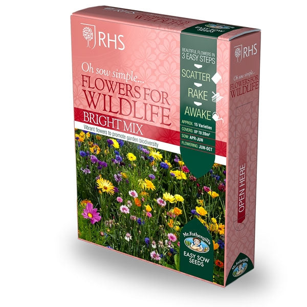 RHS Flowers for Wildlife Bright Scatter Mix