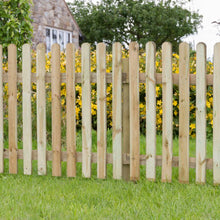 Load image into Gallery viewer, Rounded Top Picket Pale Fence
