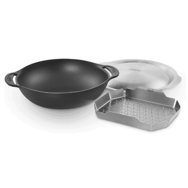 Wok Set With Steaming Rack