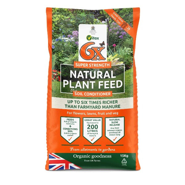 6X Natural Fibrous Fertiliser