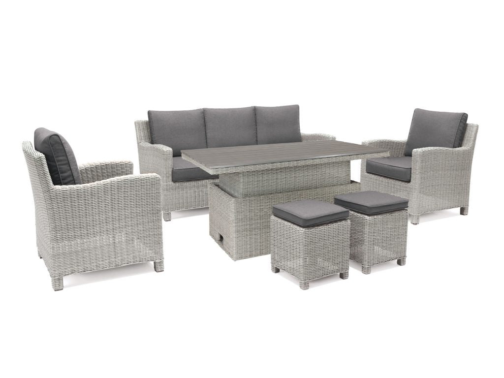 Palma Sofa Set with S-Q Adjustable Table