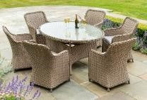 Load image into Gallery viewer, Bespoke Grande 6 Seat Round Dining Set
