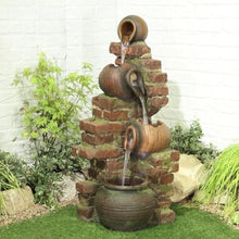 Load image into Gallery viewer, Flowing Jugs Water Feature
