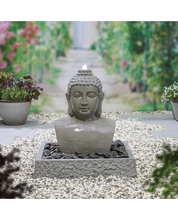 Load image into Gallery viewer, Lotus Buddha Water Feature
